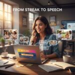 language speaking practice illustration