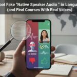 native speaker audio illustration