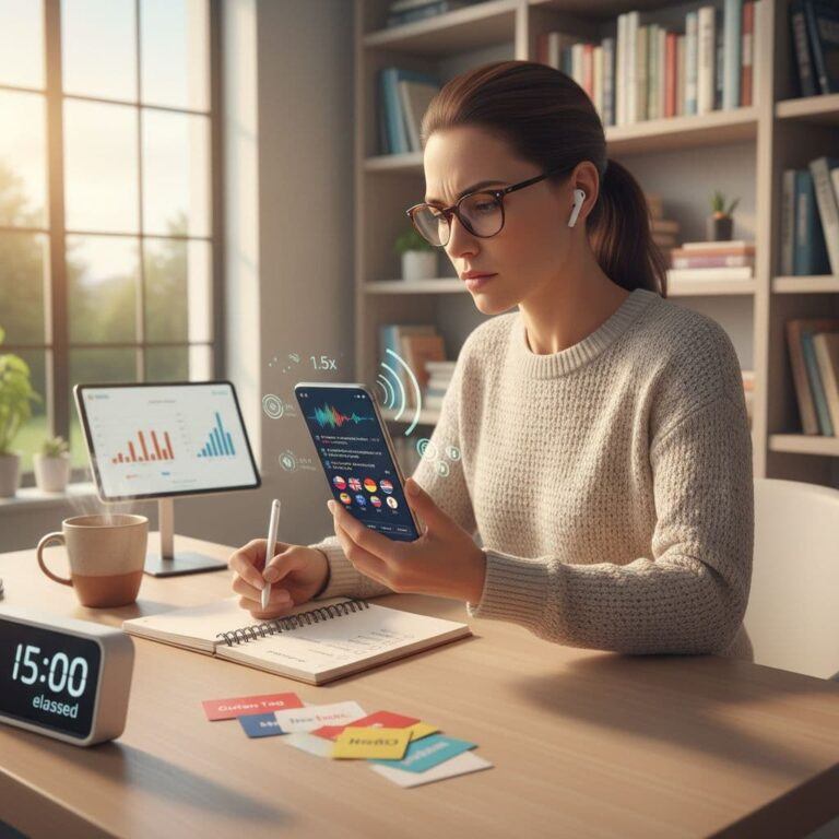 language app listening quality