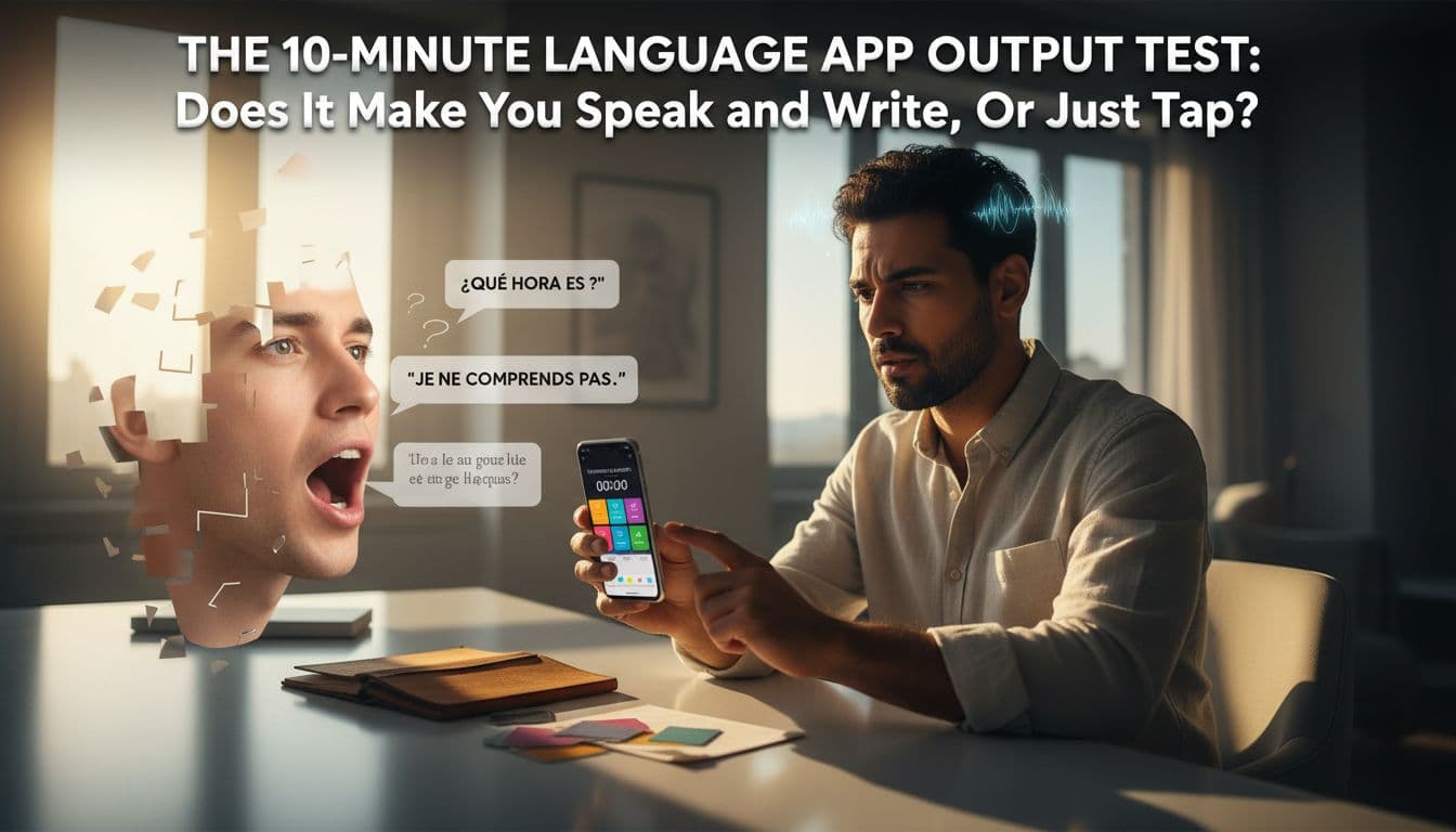 language app output test
