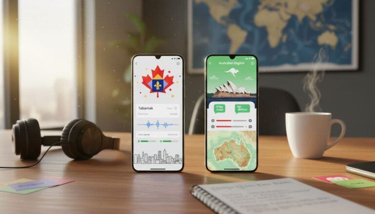 accent learning apps illustration