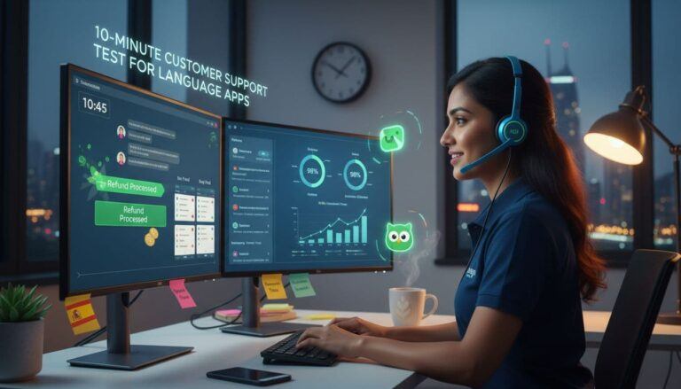 language app customer support