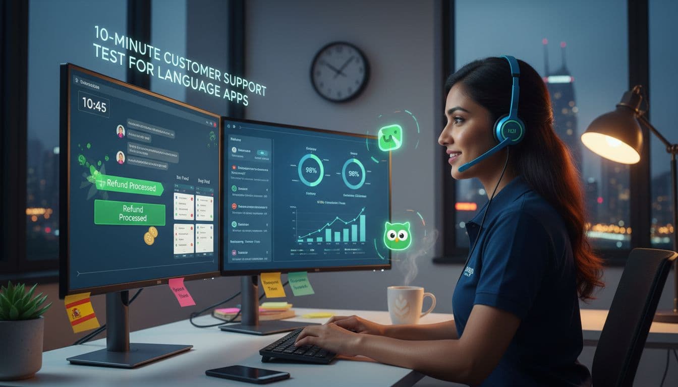 language app customer support