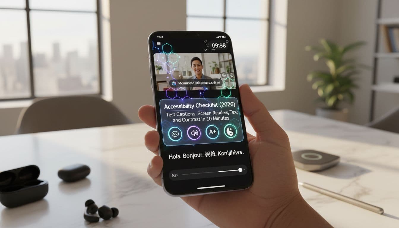 app accessibility checklist