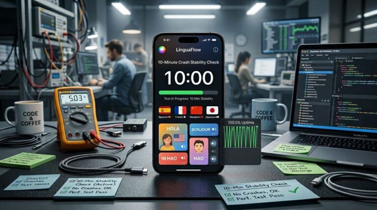 language learning app stability