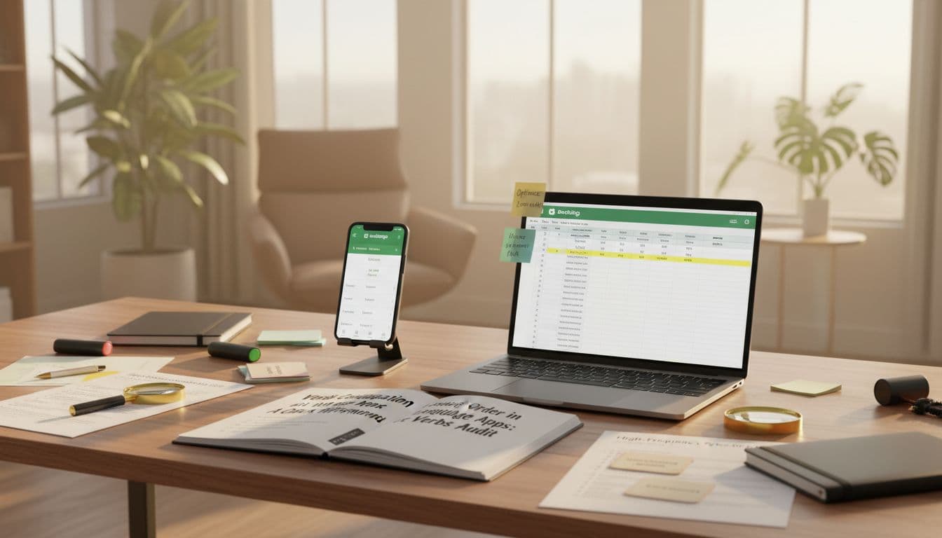 verb conjugation order