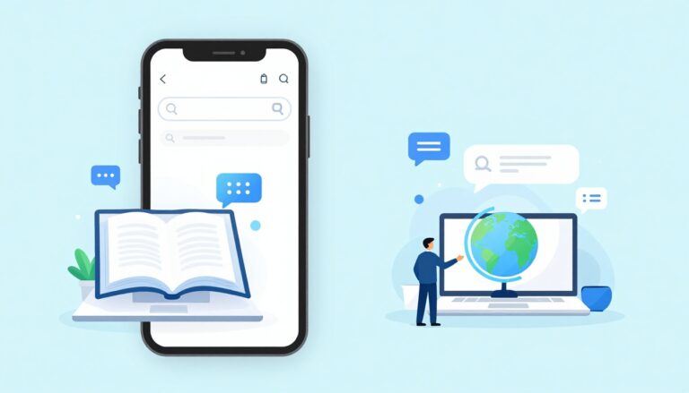 language learning app search