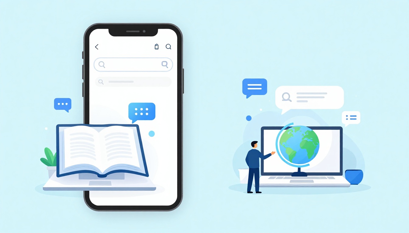 language learning app search
