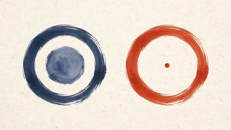 は vs が